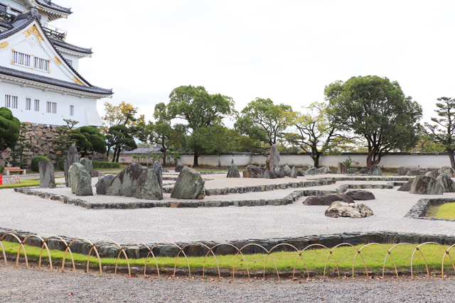 岸和田城庭園「八陣の庭」